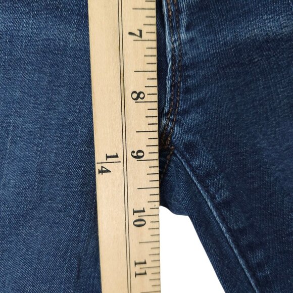 Loft Legging Jean Mid Rise Womens Size 27/4 Stretch Dark Wash Denim - Picture 14 of 15